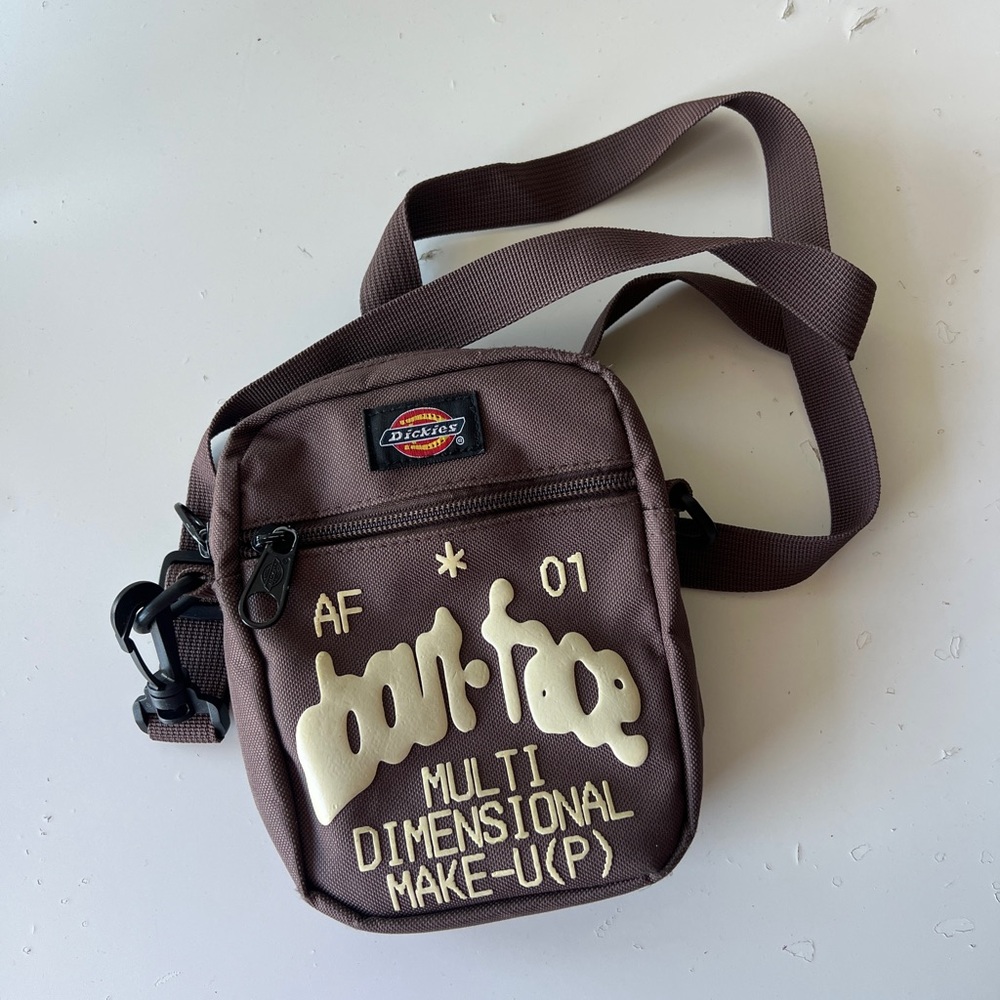 About Face Dickies Brown Crossbody Bag